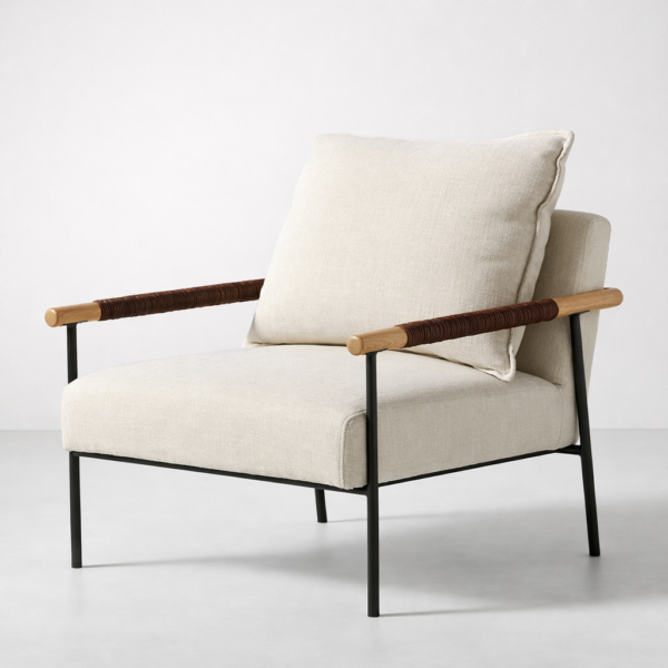Teakwood lounge chair