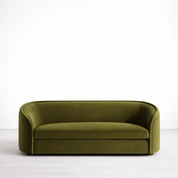 olive velvet sofa