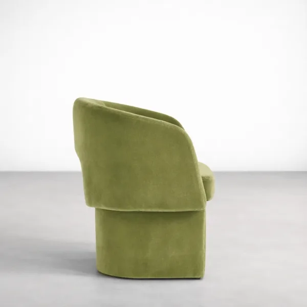 INTERIORZE Verdan upholstered dining chair side profile