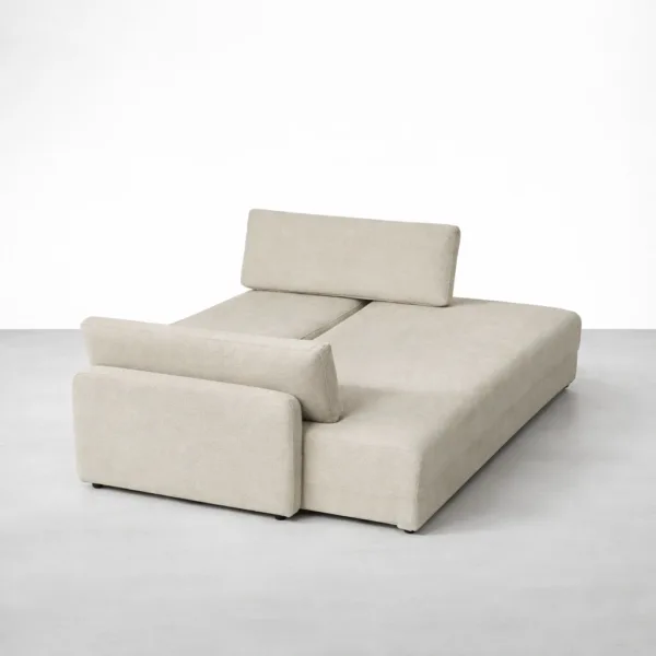 Ashford Sofa Cum Bed Fabric and Arm Detail