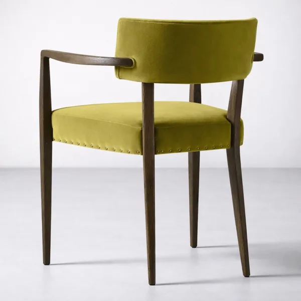INTERIORZE Avelon teakwood dining chair back view