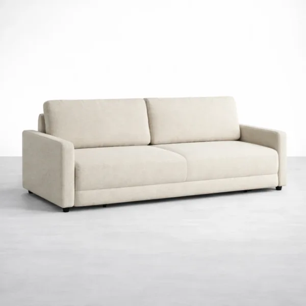 grey sofa cum bed Charcoal grey sofa cum bed pull-out ivory sofa cum bed trundle design angled view INTERIORZE ivory sofa cum bed
