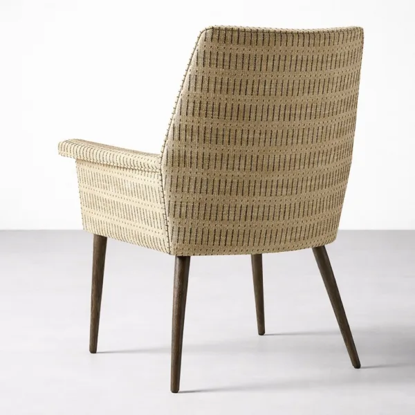 INTERIORZE Calvora arm dining chair back view