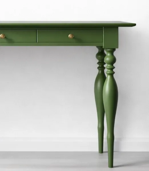 olive bead teak study table