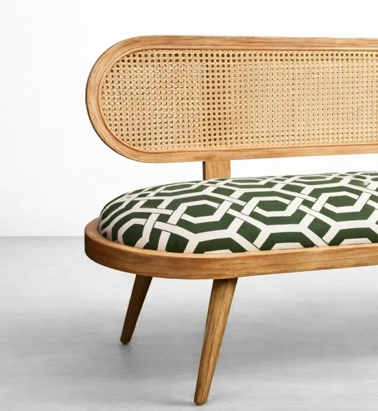INTERIORZE Verona Geometric Cane Bench