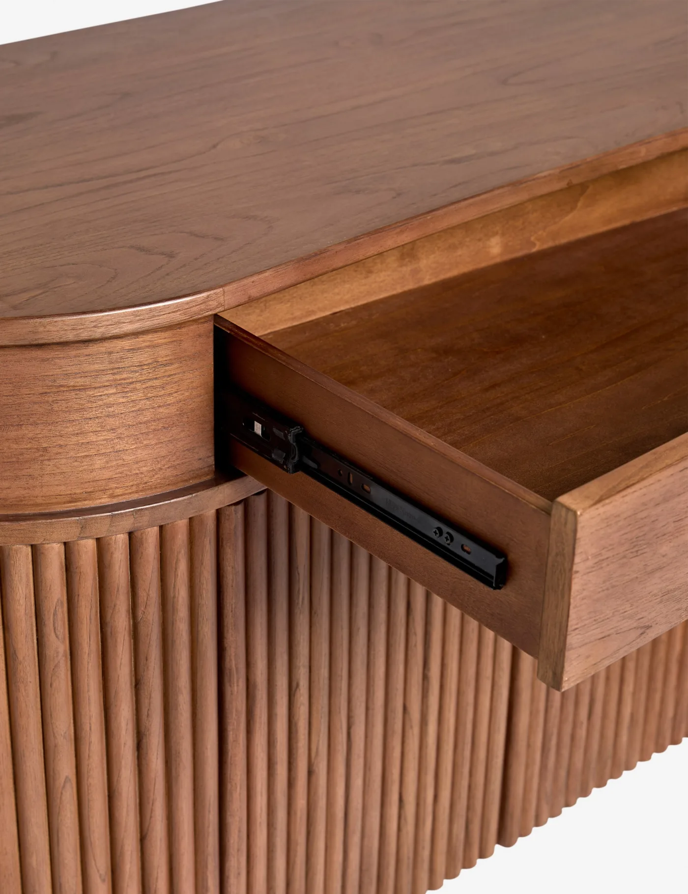 Arc Fluted Teak Wood Sideboard | INTERIORZE