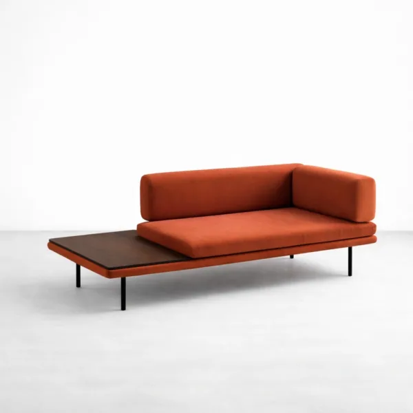 INTERIORZE Ember Teak Wood Platform Bench