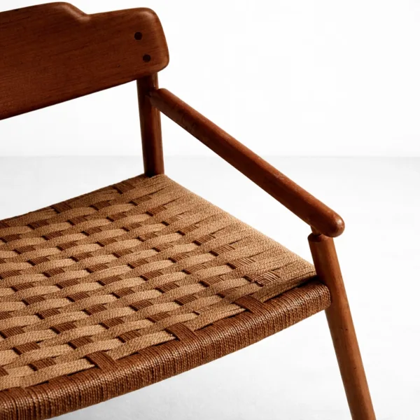 INTERIORZE Rowan Teakwood Handwoven Arm Chair