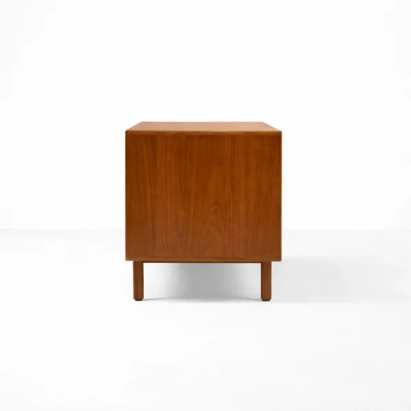 Frame Line teak wood media console by INTERIORZE
