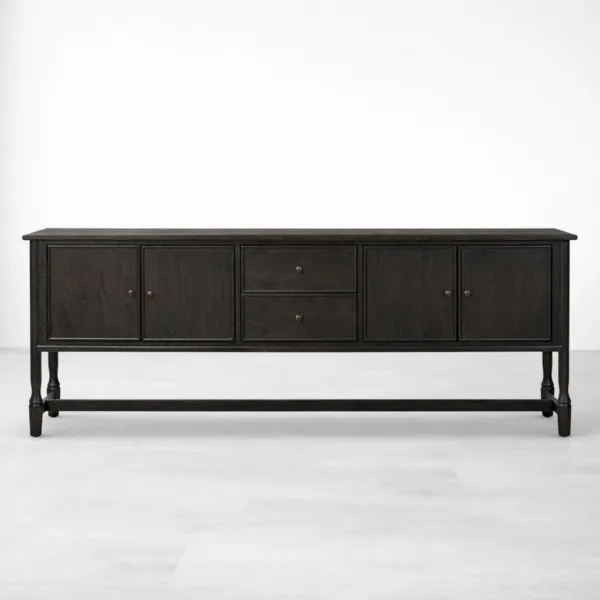 Noir Frame Teak Wood Sideboard by INTERIORZE