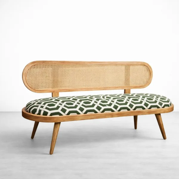INTERIORZE Verona Geometric Cane Bench