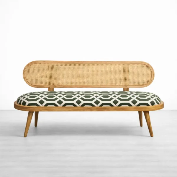 INTERIORZE Verona Geometric Cane Bench