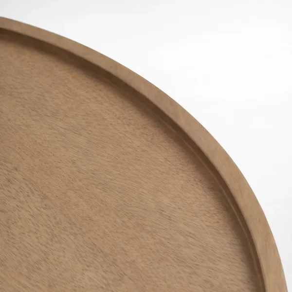 INTERIORZE teakwood round centre table for modern living room