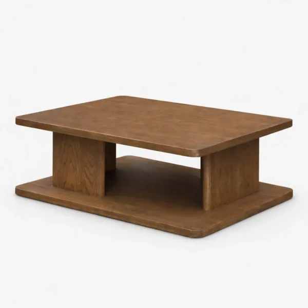 INTERIORZE teakwood storage centre table for modern living room
