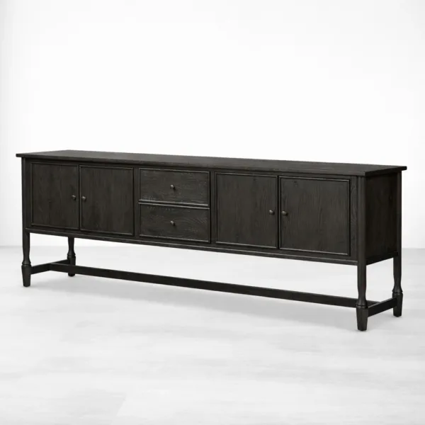 Noir Frame Teak Wood Sideboard by INTERIORZE