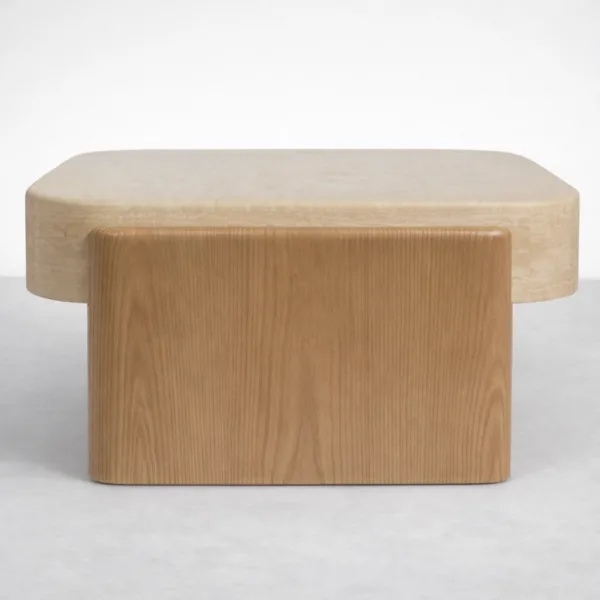 INTERIORZE ashwood marble top centre table for modern living room