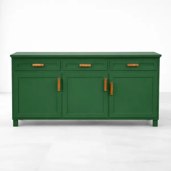 Emerald Panel Teak Wood Sideboard by INTERIORZE