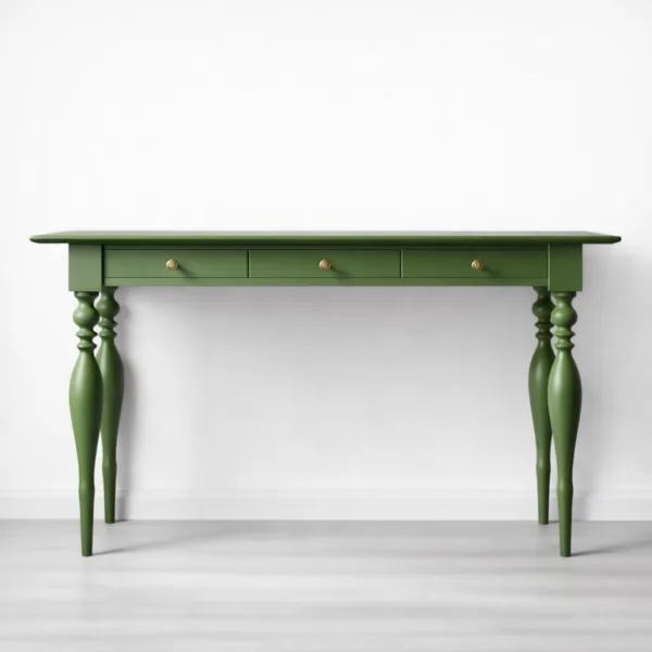 olive bead teak study table