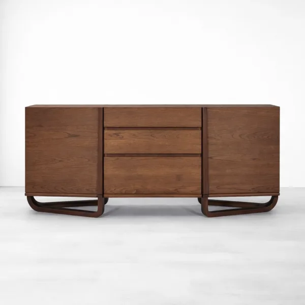 Arc Loop Teak Wood Sideboard by INTERIORZE