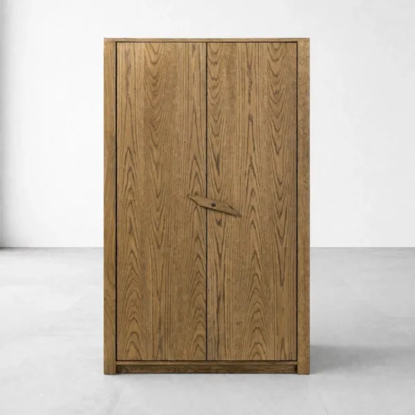 INTERIORZE Alder Ash Wood Wardrobe