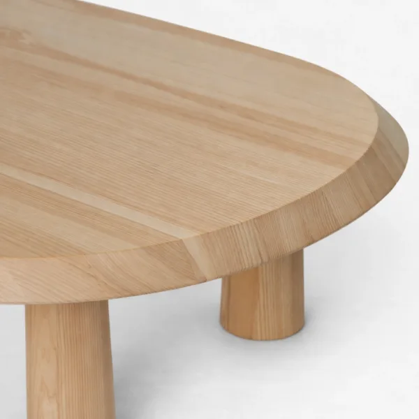 INTERIORZE ashwood oval centre table for modern living room