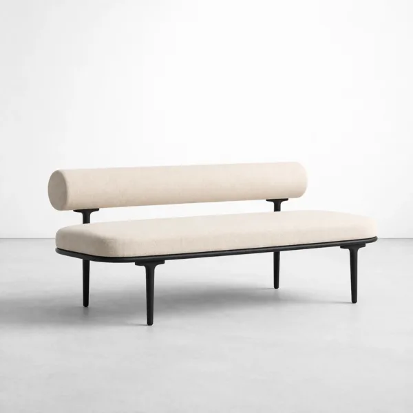 INTERIORZE Sola Ivory Upholstered Bench