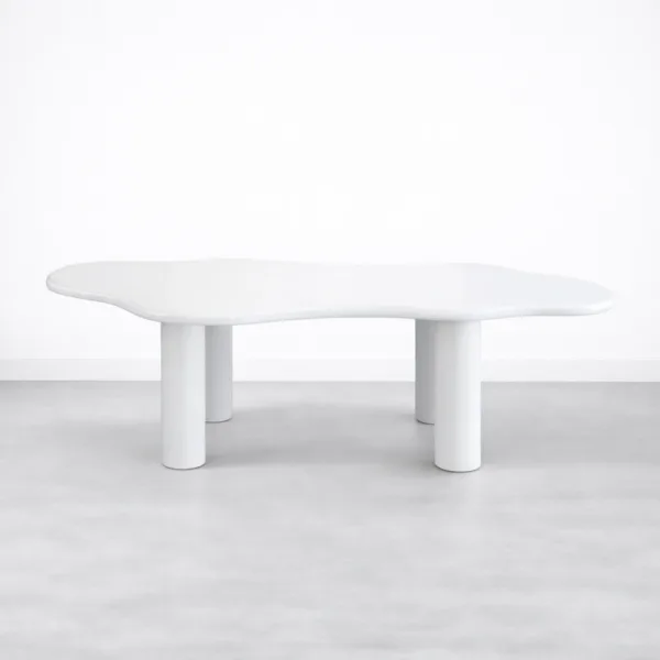 INTERIORZE Cloud Form modern dining table with organic sculptural top
