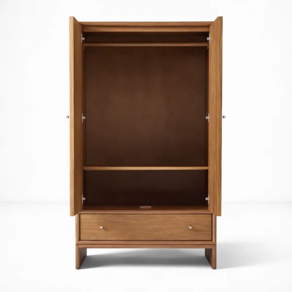 INTERIORZE Arlo Teak Wood Wardrobe