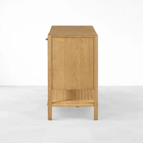 Loom Shelf Ash Wood Sideboard by INTERIORZE