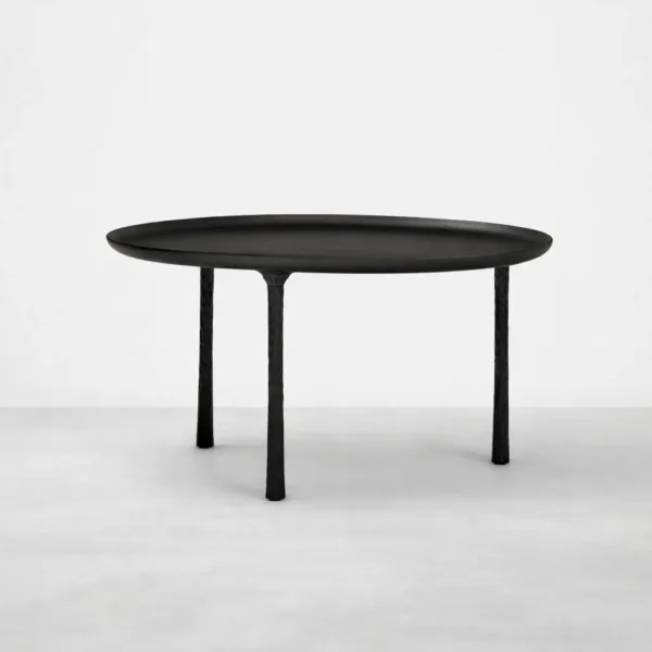 black teakwood center table