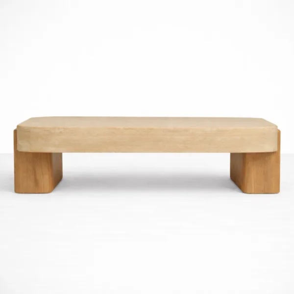 INTERIORZE ashwood marble top centre table for modern living room