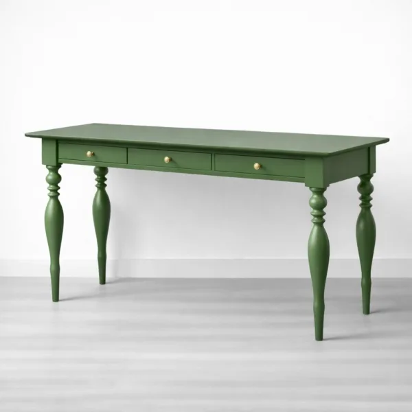 olive bead teak study table