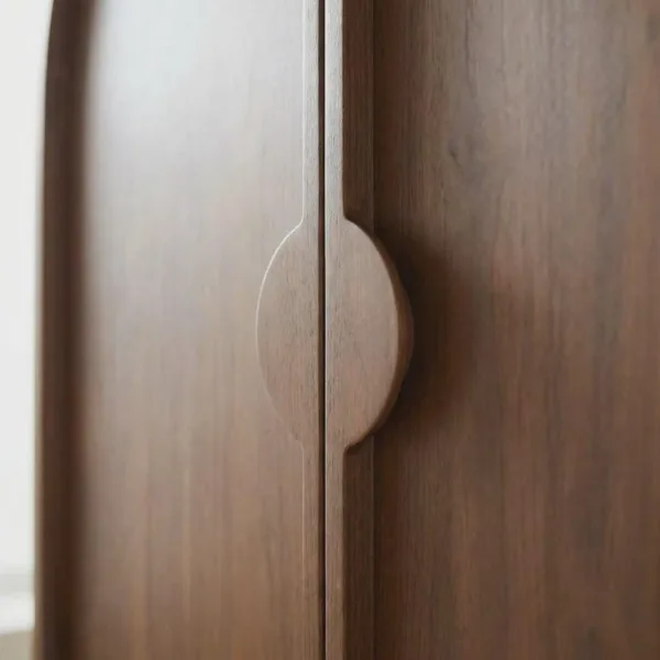 INTERIORZE Arco Arch Teak Wood Wardrobe